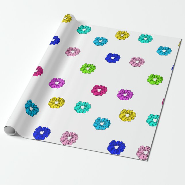 Papel De Regalo Un montón de Chicas VSCO (Desenrollado)