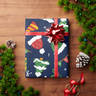Papel De Regalo Un Navidad perfecto para los hombres de nieve