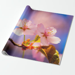Papel De Regalo Un Par De Flores Sakura