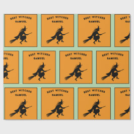 Papel De Regalo Un regalo lindo Halloween Cumpleaños Gracioso