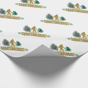Papel De Regalo Un sasquatch humorístico, divertido pie grande