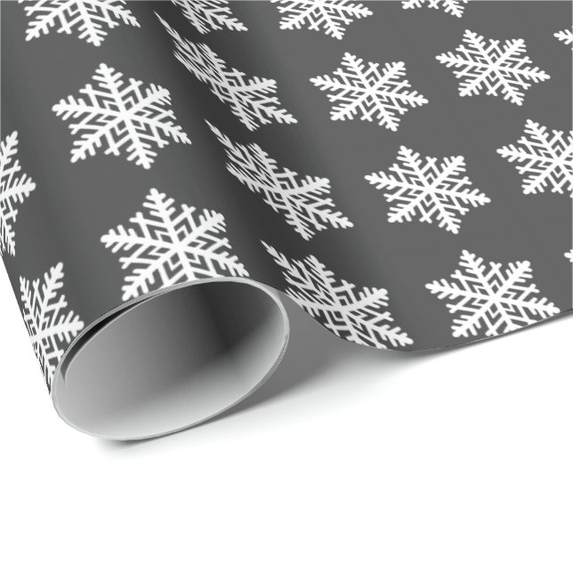 Papel De Regalo Un solo copo de nieve (Esquina del rollo)