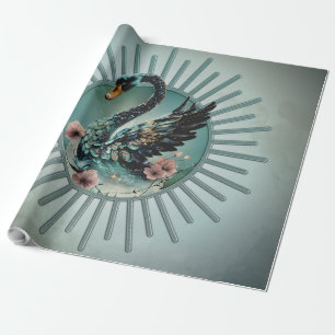 Papel De Regalo Un toque de fantasía y elegancia, el cisne del sue