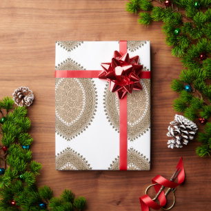 Papel De Regalo Una alfombra rectangular con un motivo geométrico 