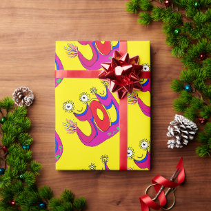 Papel De Regalo Una Celebración Alegre Y Alegre Para Presentar Tu