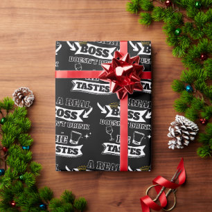 Papel De Regalo Una cita de un verdadero jefe (para él)