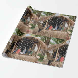 Papel De Regalo Una Creche Brasileña, La Natividad.