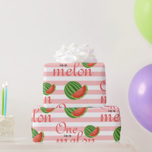 Papel De Regalo Una en una fiesta de cumpleaños de la sandía de Me