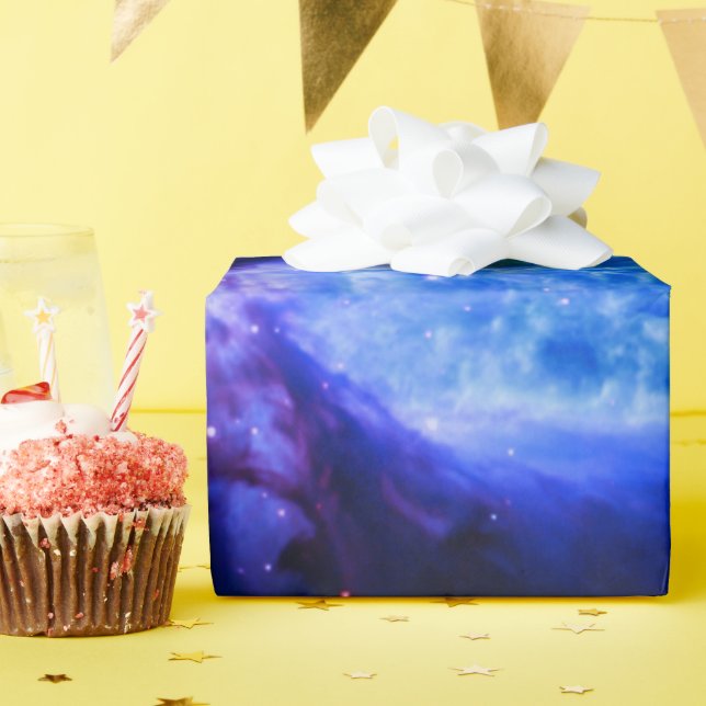 Papel De Regalo Una estrella nace azul (Fiesta de cumpleaños )