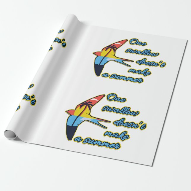 Papel De Regalo Una golondrina no hace un verano (Desenrollado)