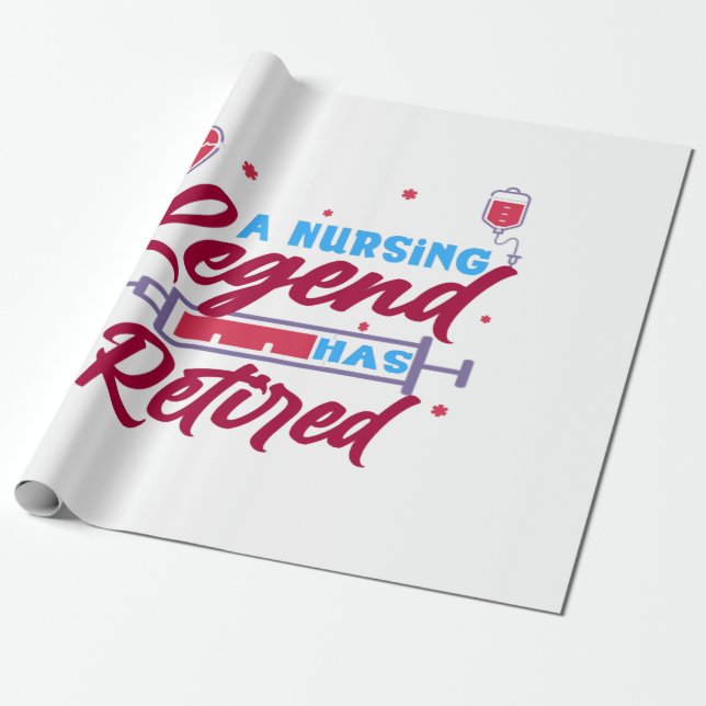 Papel De Regalo Una leyenda de la Enfermería se ha retirado (Desenrollado)