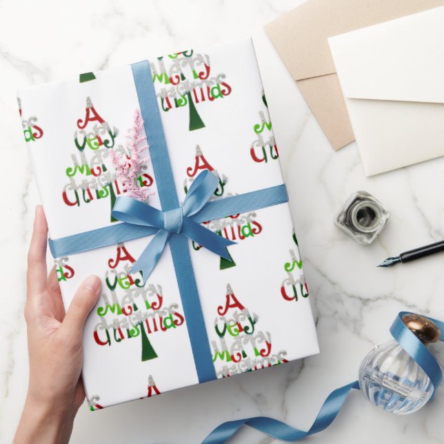 Papel De Regalo Una Navidad muy alegre (Regalar)