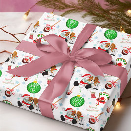 Papel De Regalo Una Navidad muy alegre del rey Carlos Cavalier env