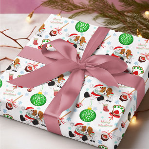 Papel De Regalo Una Navidad muy alegre del rey Carlos Cavalier env