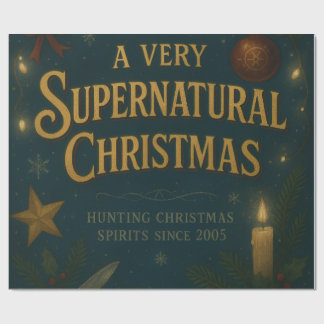 Papel De Regalo Una Navidad Muy Sobrenatural Carta Regalo Navidad