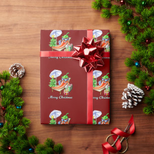 Papel De Regalo Una navidad navideña chilli bajo la sombra del sol