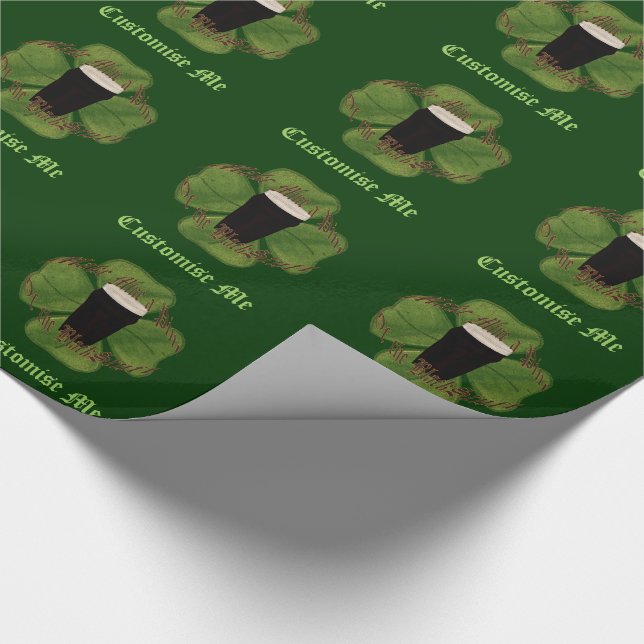 Papel De Regalo Una pinta de lo negro (Esquina)