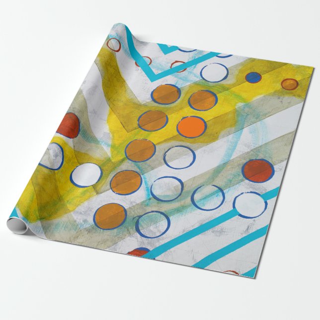 Papel De Regalo una pintura abstracta (Desenrollado)