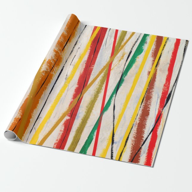Papel De Regalo una pintura abstracta (Desenrollado)