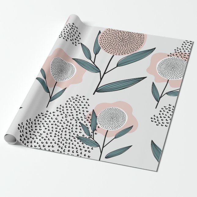 Papel De Regalo Una rosa (Desenrollado)