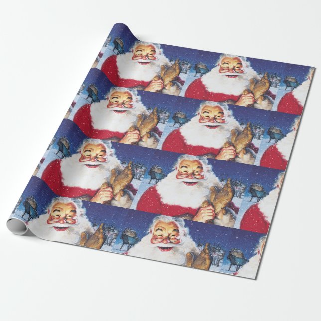 Papel De Regalo una santa jolly (Desenrollado)