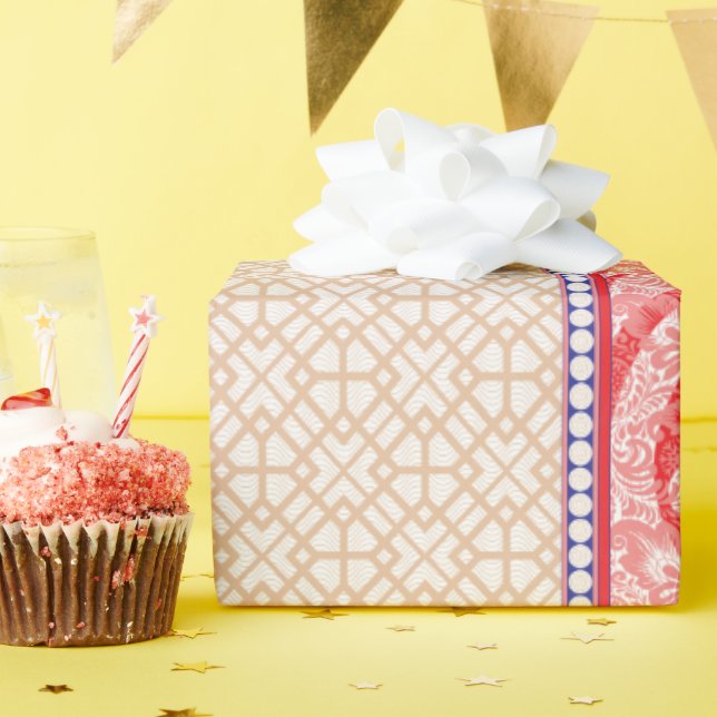 Papel De Regalo una tarjeta con el corazón rojo sobre ella (Fiesta de cumpleaños )