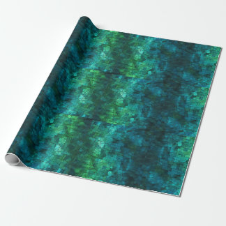 Papel De Regalo una textura azul y verde fresca
