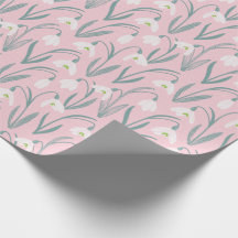 Unas gotas de nieve finas rosas