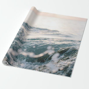 Papel De Regalo Unas impresionantes olas de mar   Mejor regalo par