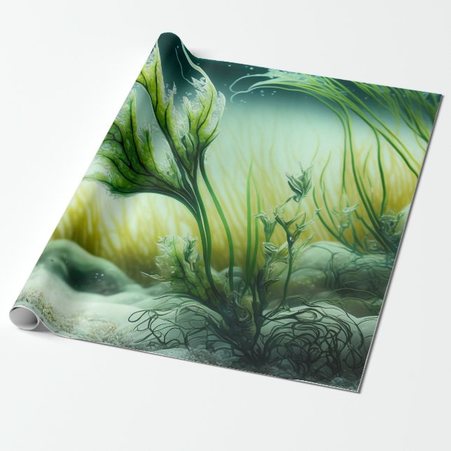Papel De Regalo Underwater Majesty (Desenrollado)