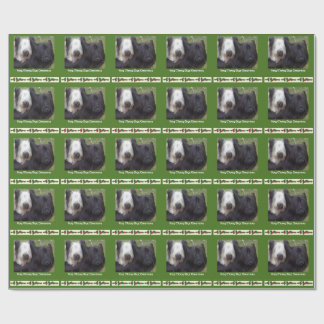 Papel de regalo único del navidad de Skye Terrier