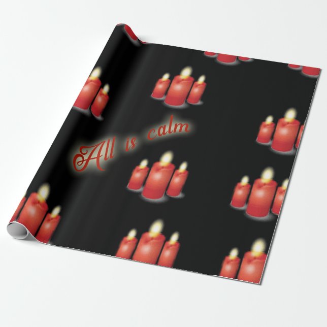 Papel De Regalo Único todo es calma (Desenrollado)