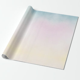 Papel De Regalo Unicorn Aqua Pink Yellow Tye