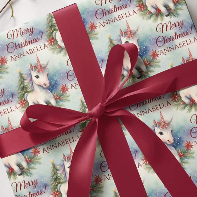 Papel De Regalo Unicorn navidades (Subido por el creador)