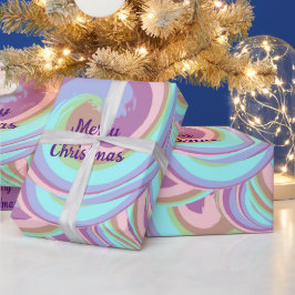 Papel De Regalo Unicorn Swirl (Texto Personalizar)