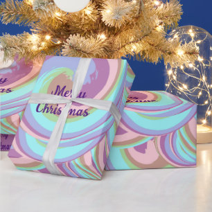 Papel De Regalo Unicorn Swirl (Texto Personalizar)