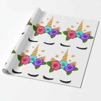 Papel De Regalo Unicornio
