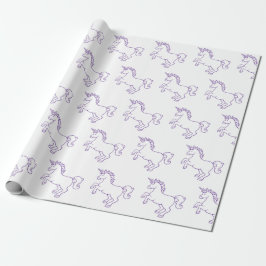 Papel De Regalo Unicornio lindo