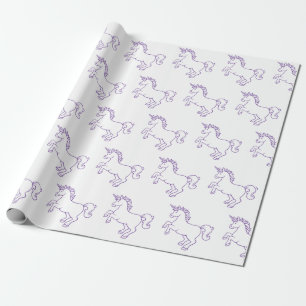 Papel De Regalo Unicornio lindo