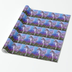 Papel De Regalo Unicornio majestuoso
