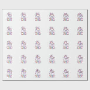 Papel De Regalo Unicornio No Soy Raro Soy Unicornio Nivel Único Ad