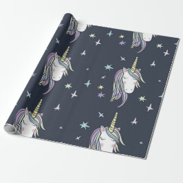 Papel De Regalo Unicornio Uno