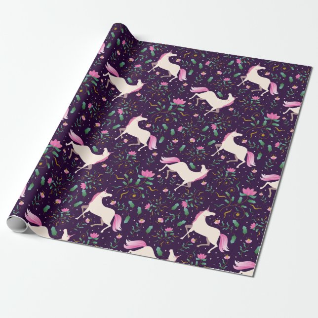 Papel De Regalo Unicornios (Desenrollado)
