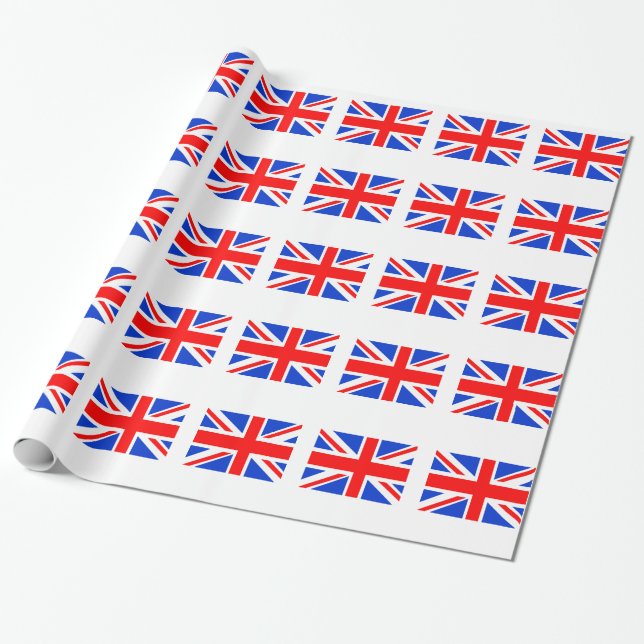 Papel De Regalo Union Jack (Desenrollado)