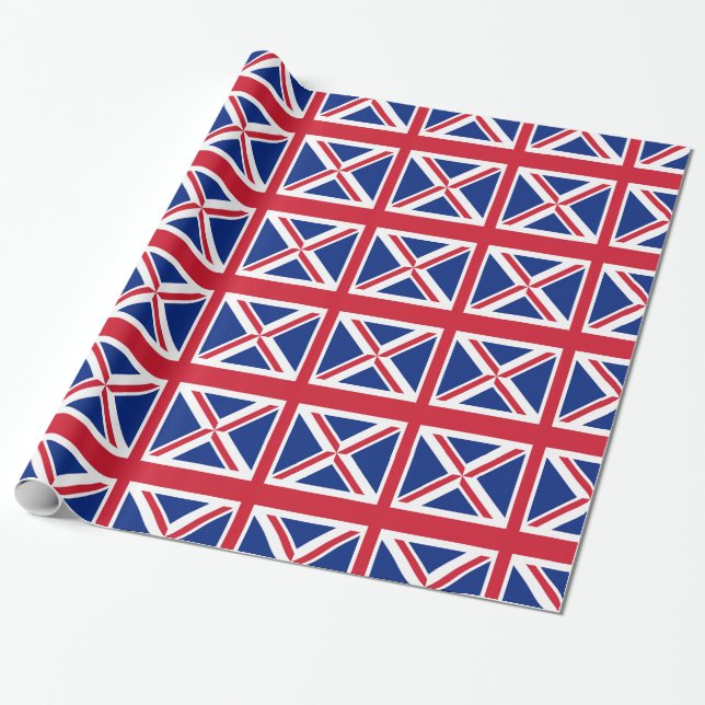 Papel De Regalo Union Jack - Bandera del Reino Unido (Desenrollado)