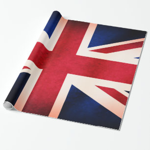 Papel De Regalo Union Jack BRITÁNICO Británicos apenó la bander