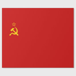 Papel De Regalo Unión Soviética (URSS) (Martillo y esquisto comuni