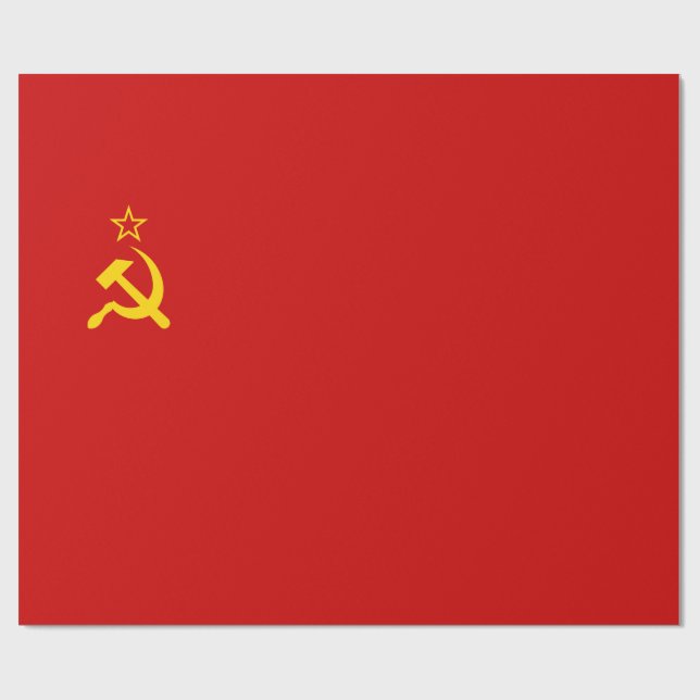 Papel De Regalo Unión Soviética (URSS) (Martillo y esquisto comuni (Superficie plana)