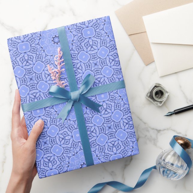 Papel De Regalo Unique Abstract Liquid Mandala Art  (Regalar)