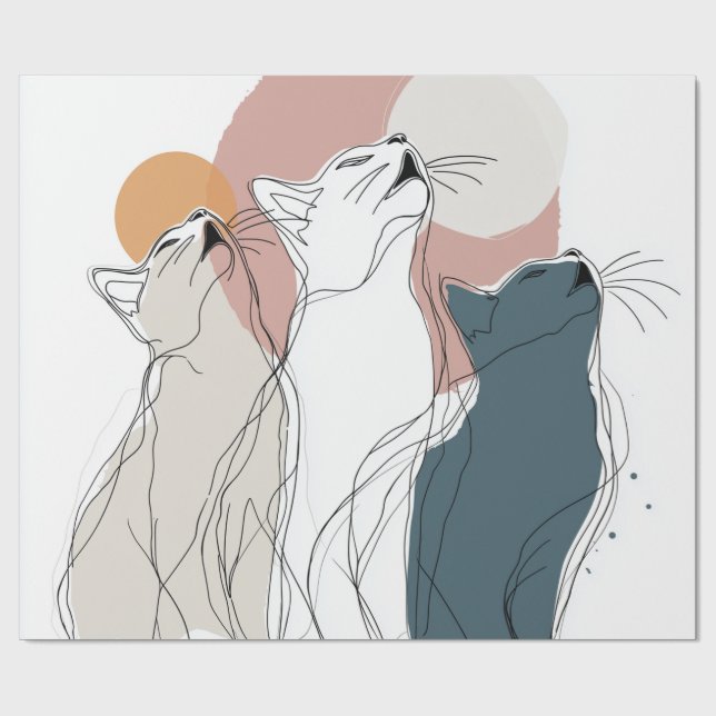 Papel De Regalo Unique Forest Animal All-Occasion Gift Wrap (Superficie plana)